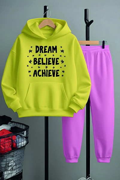 MYADA Dream Believe Achieve Štampano Trenerka set - Specijalni dizajn 22437-4