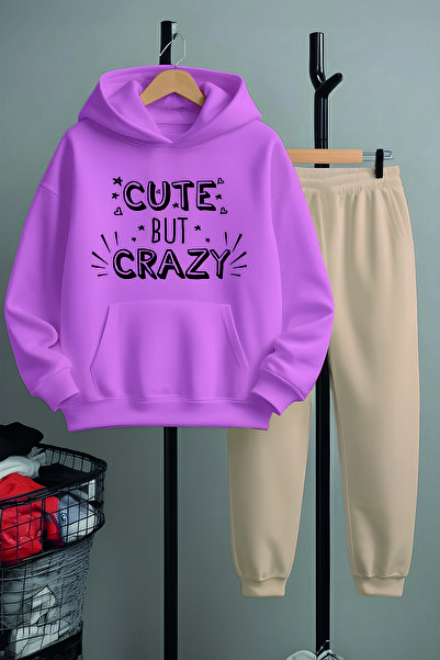 MYADA Спеціальний дизайн Cute But Crazy Принт Спортивний костюм 22437-2