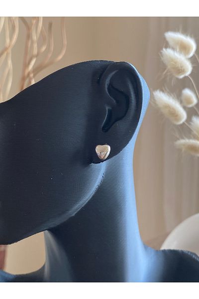 Store أقراط نسائية أنيقة صغيرة على شكل قلب