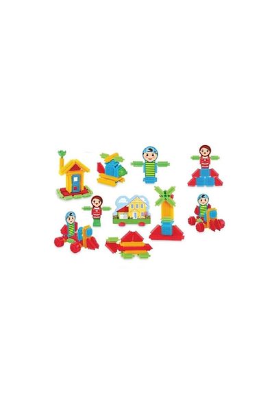 DEDE 03316 Bucket Cactus Block 80 Pieces