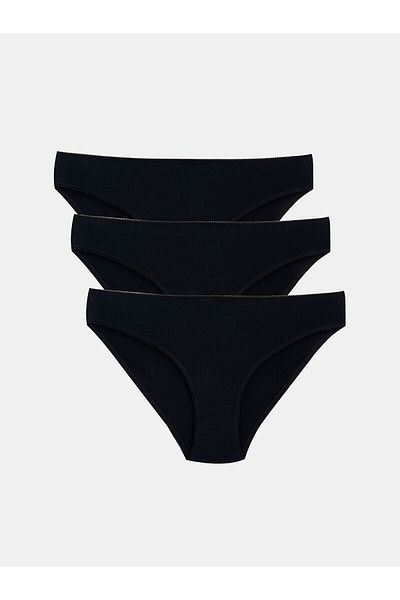 LC Waikiki Lw - Plain Bikini Panties 3 Pack