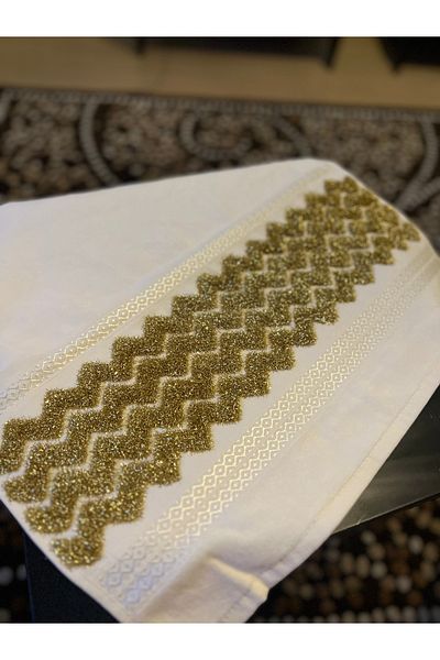 Fiesta Hand Face Towel with Punch Embroidery