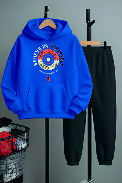 MYADA Спортивний костюм для хлопчиків з принтом «Believe In Yourself» 22478