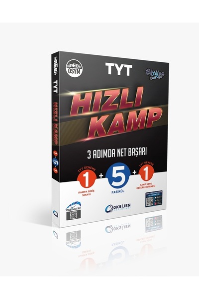 Oksijen Yayınları Oksijen Tyt Hızlı Kamp 3 Adımda Net Başarı
