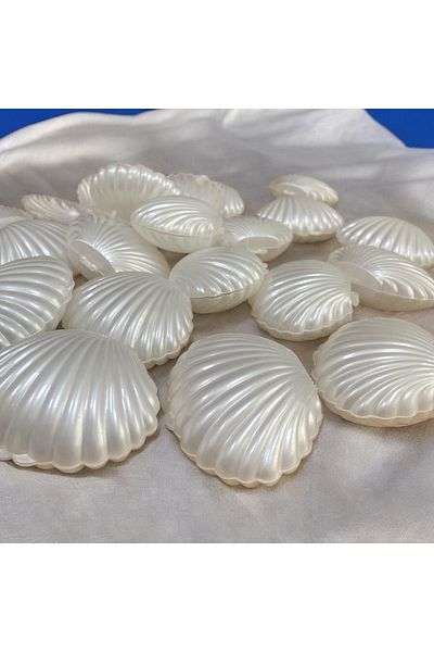 AhMir Empty Silver Oyster Mussel Box (50 Pieces) Wedding Engagement Gift Ornament Henna