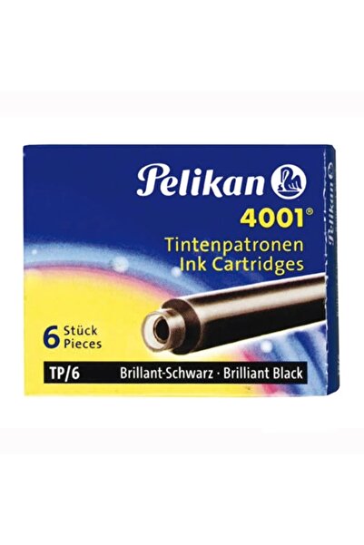 Pelikan 4001 Siyah Tp6 Dolma Kalem Kartuşu