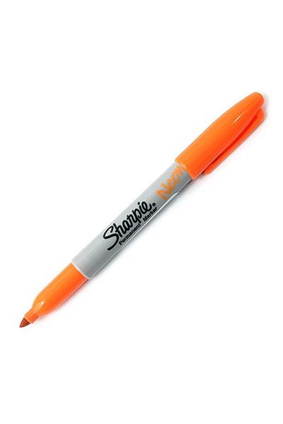 Sharpie Phosphorescent Orange Permanent Marker -1881077