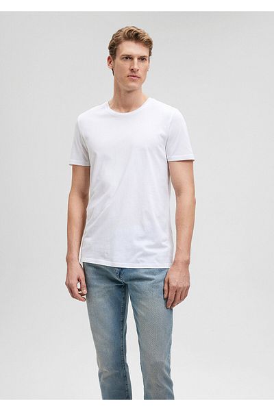 Mavi Μπλουζάκι Λευκό Slim Fit Organic Cotton -066901-620