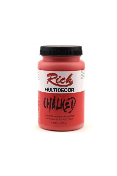 Rich Mdc-250-4528 Multi Decor Chalked 250 cc Retro Kırmızı