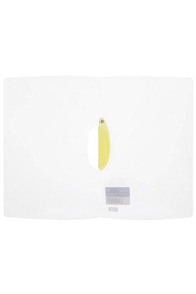 KRAF Compressed File A4 Quick Clip Yellow 1060