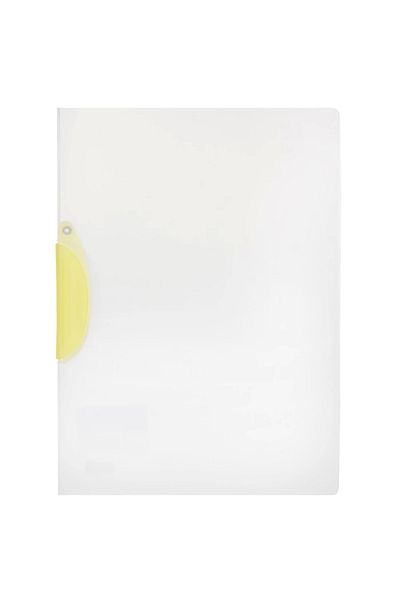 KRAF Compressed File A4 Quick Clip Yellow 1060