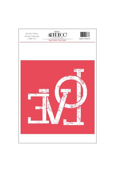 Artdeco Easy Transfer 17x25cm Pattern No:27
