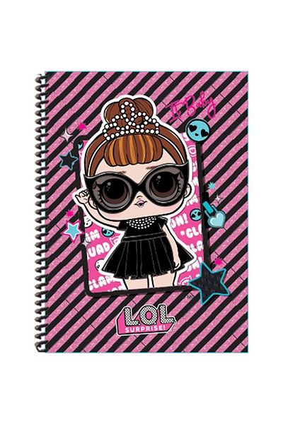 KESKİN COLOR Sharp L.o.l Glass Broken Spiral A6 Memo Pad 80 Yp