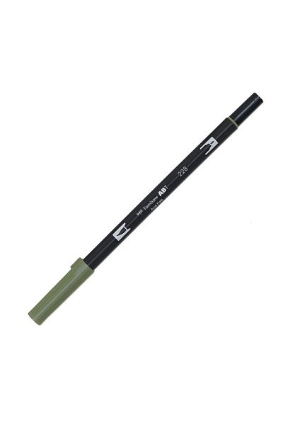 Tombow Abt 228 Graphic Pen - Gray & Green