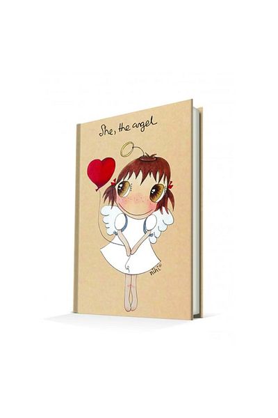 DEFFTER Angel / Nihi Hard Cover A5 Lined Notebook 96 Yp