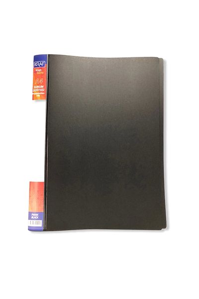 KRAF 60 Pieces Black Presentation File - F60ak