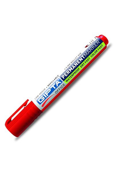 Gıpta F1353 Permanent Marker Cut Point Red