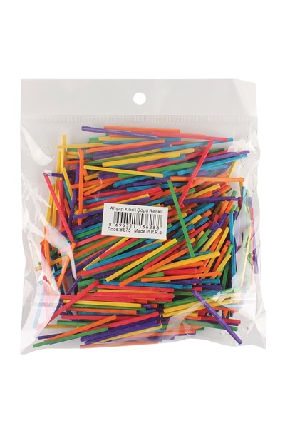 Südor Ahşap Kibrit Çöpü Renkli Bs75