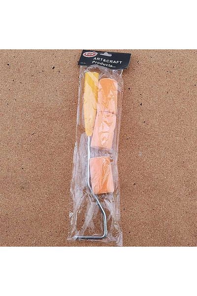 Rich 86-11236 Velvet Roller Set - 5 Cm Metal Handle