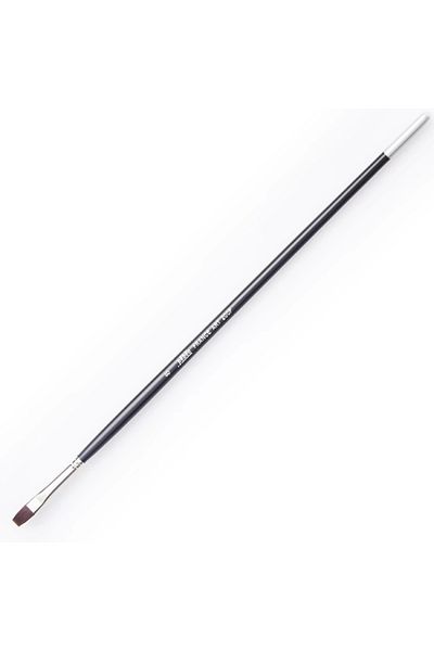 Pebeo 200f/8 Synthetic Tip Handle Oil Acrylic Brush Black No:8