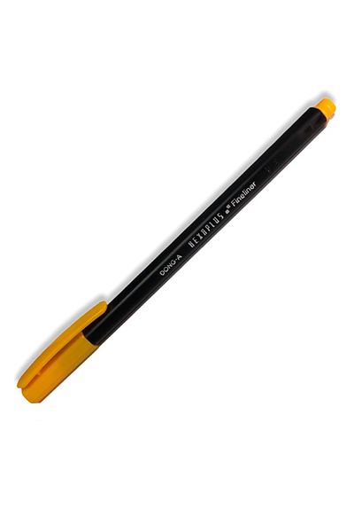 Dong-A Hexaplus Fiber Tip Fineliner Pen Dark Yellow No:08