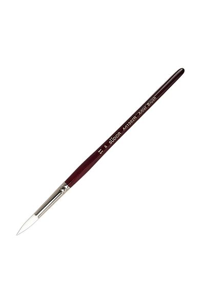 Südor White Synthetic Watercolor Brush - SF1092R No:11