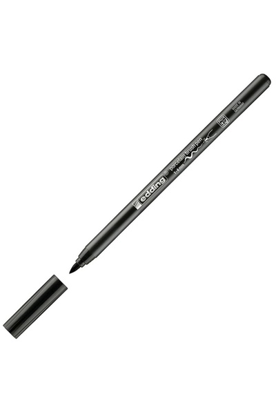 Edding Black Porcelain Pen - 1-4 Mm, Brush Tip, Pack of 10 4200