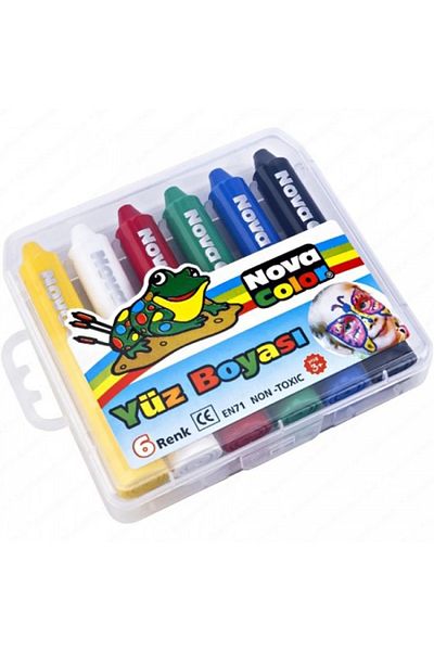 Nova Color 6-color Lipstick Face Paint - Type (nc-210)
