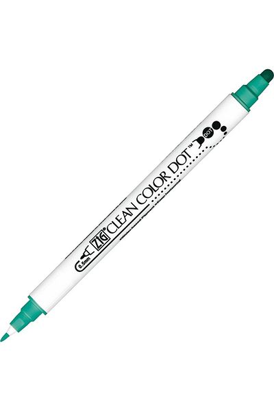Zig Clean Color Double Tip Dot Pen Tc-6100 042 Ocean
