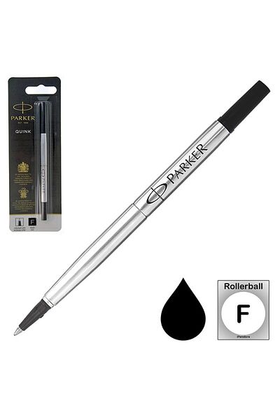 Parker Roller Fine Spare Refill Black Blister