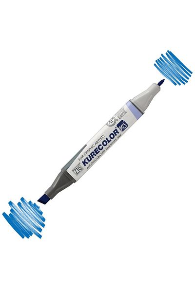 Zig Kurecolor Kc-3000 367 (366) Twin S Marker Dull Blue
