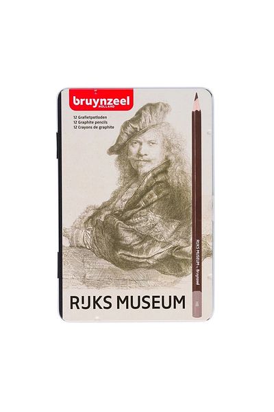 Bruynzeel Ruks Museum - Graphite Graduated Drawing Pencils Set of 12