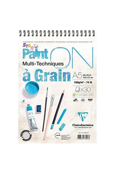 Clairefontaine Esmo Pd966417 Paint-on A Grain Start A5 Top S