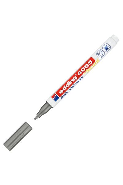 Edding 4085 Chalk Liquid Chalk Pen Silver