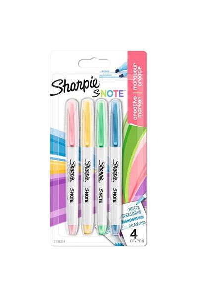 Sharpie S-note Creative 4-Color Blister Marker - Cut Point2138234