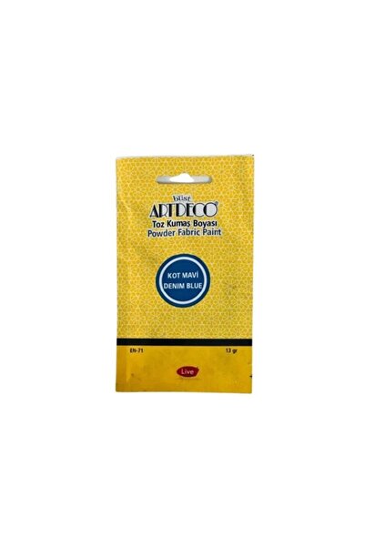 Artdeco Toz Kumaş Boyası 13 Gr. Kot Mavi Y-010t-1109