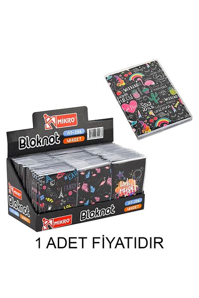 Mikro NT-206 مفكرة سوداء مخططة