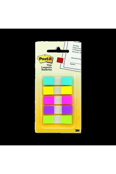 Post-it 5 Color Index 20 Yp 12x44 Kp - 683-5 Model