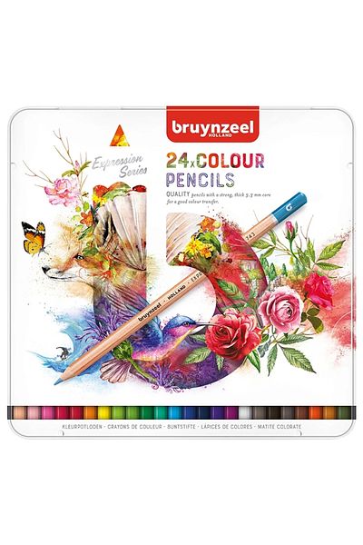 Bruynzeel Expression Dry Paint Pen Set of 24 - B60312024