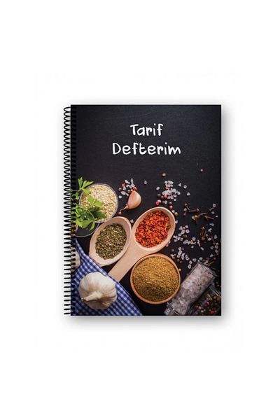 DEFFTER 64504-6 20x28 Food Recipe Book / Spices