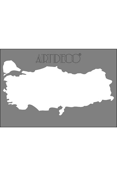Artdeco Stencil A4 Border 223