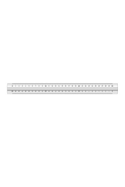 HATAS 0250 Tribldesimeter (transparent) 30 Cm