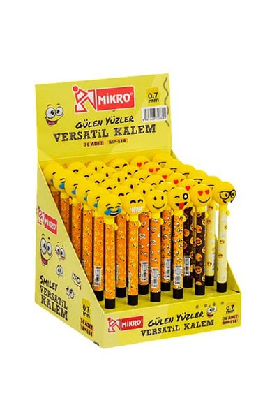 Mikro Mp 518 0.7mm Versatil Pen Smiling Faces
