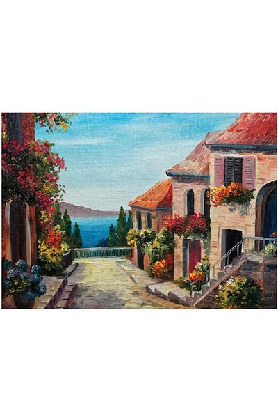 KESKİN COLOR Puzzle 500 Pieces Stone Houses 260438-99 /