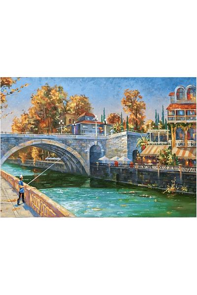 KESKİN COLOR Puzzle 2000 - Fisherman in the River 260520   /
