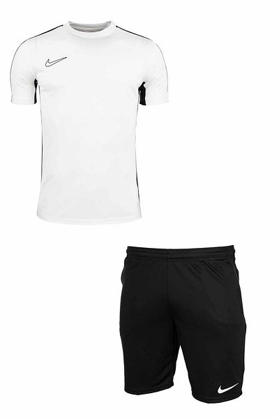 Nike Σετ ανδρικό μπλουζάκι και σορτς - Dr1336 Cw6152 B-1 Λευκό