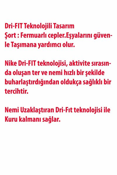 Nike B2 Erkek Şort-Tişört Takım Erkek Şort NK5261-657-Siyah-Krmz