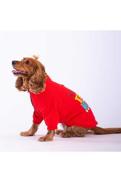 Pawstar Red Monster Cat Dog Jacket Cat Dog Outfit Cat Dog Dress