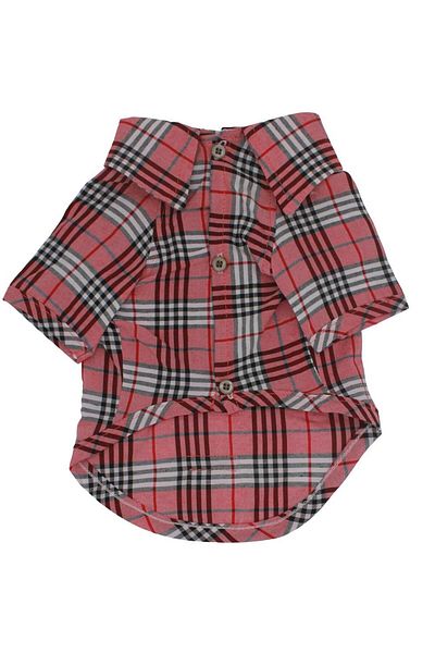 Pawstar Red Plaid Red Plaid Cat Dog Shirt Cat Dog Outfit