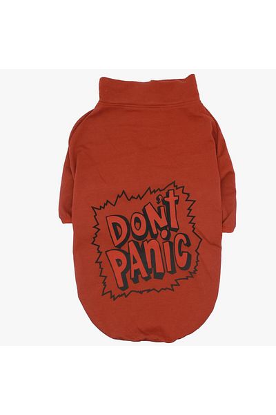 Pawstar Tile Don't Panic Sweat Cat Dog Sweat Cat Dog Outfit